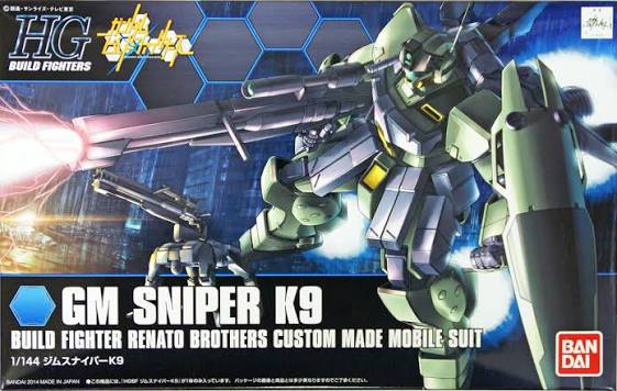 Gundam High Grade Build Fighters 1/144 GM Sniper K9