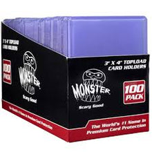 Monster 3x4 Clear Toploader (100)