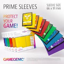 Gamegenic Prime Standard Size Sleeves (100 ct.) (Plastic Packaging)