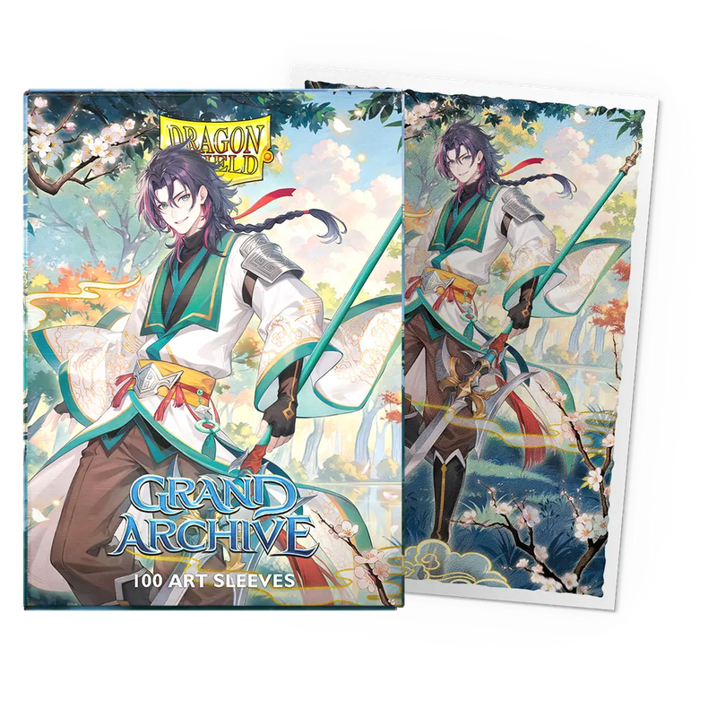 Dragon Shield: Grand Archive Jin, Fate Defiant Art Matte Sleeves (Standard Size) (Copy)