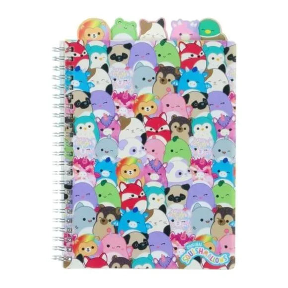 Squish All Over Tabbed Notebook