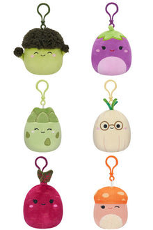 Squishmallows Veggie Clip Plushies