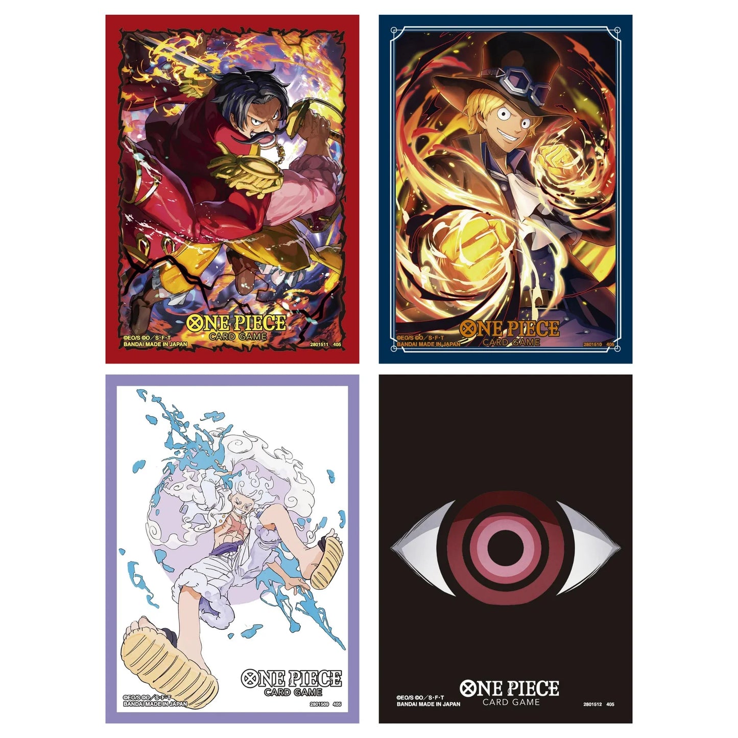 Bandai Namco One Piece Official Card Sleeve TCG+ Assortment 12 Sleeves
