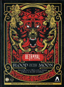 Betrayal at House on the Hill 3rd Edition Expansion Werewolf's Journey-  Blood on the Moon