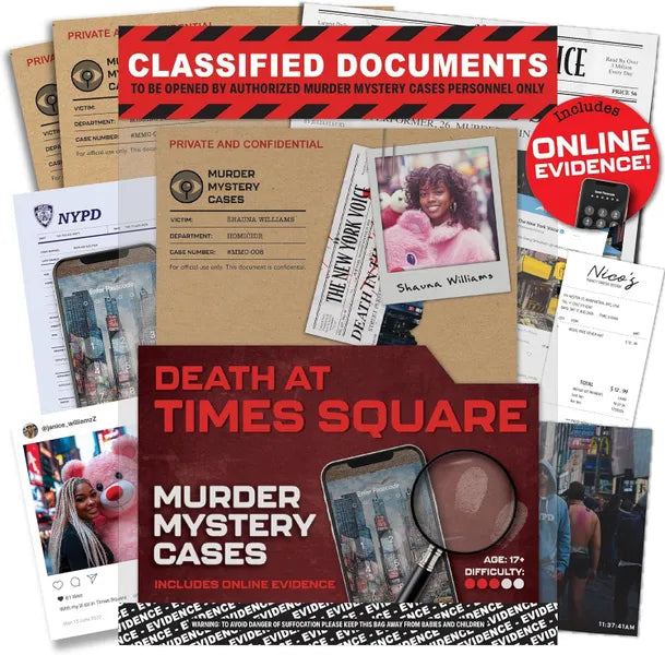 Murder Mystery Cases: Death at Times Square