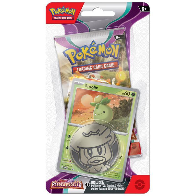 Pokemon Scarlet & Violet Paldea Evolved Checklane Blister