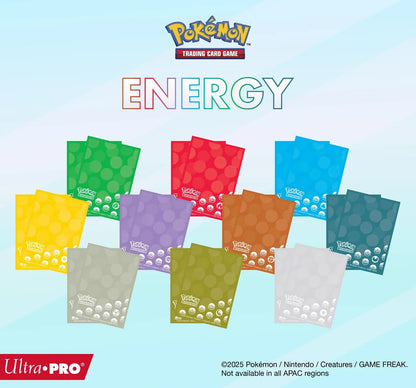 Ultra Pro Pokemon Energy Deck Protector Sleeves 65ct