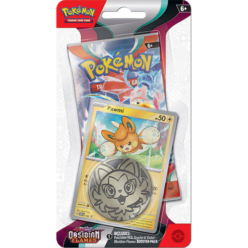 Pokemon Scarlet & Violet Obsidian Flames Checklane Blister