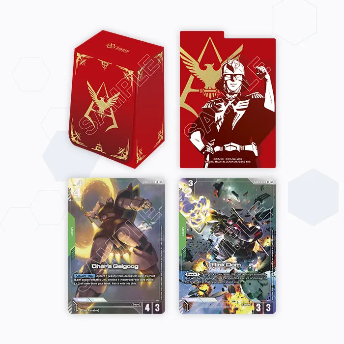 Bandai Namco Gundam Card Game Official Card Case Set 02