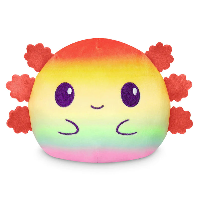 Plushiverse Rainbow Prism Axolotl 4" Reversible Plushie