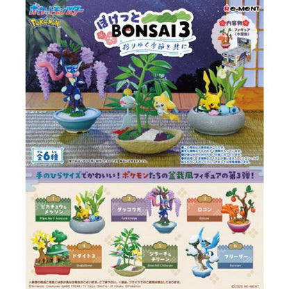 Re-ment Pokemon Pocket Bonsai 3 With The Changing Seasons Mystery Blind Box