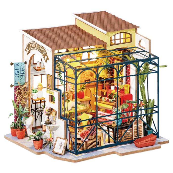 Rolife Emily's Flower Shop DIY Miniature House Kit DG145