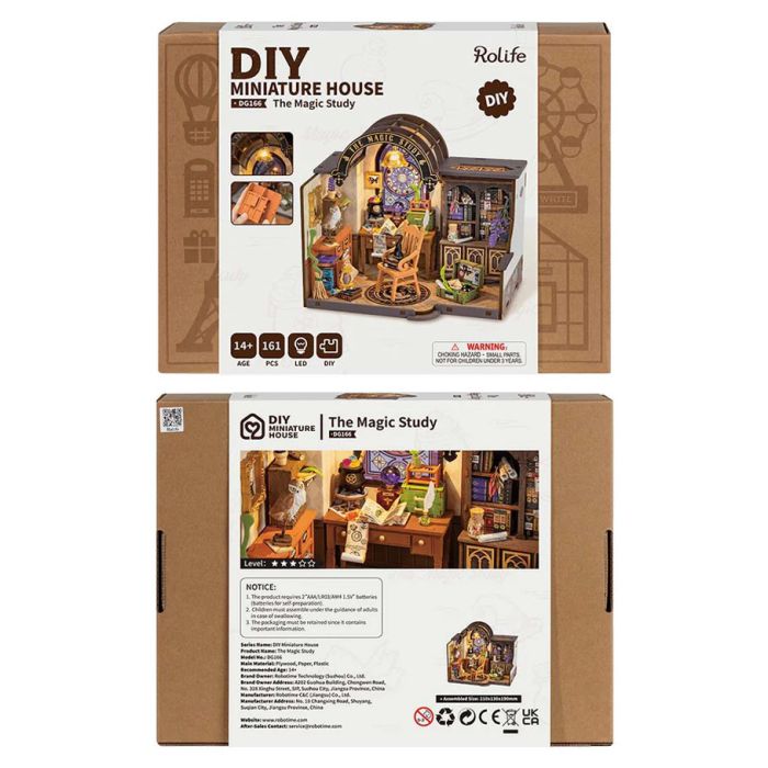 Rolife The Magic Study DIY Miniature House Kit DG166