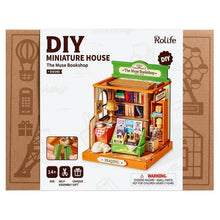 Rolife The Muse Bookshop DIY Miniature House Kit