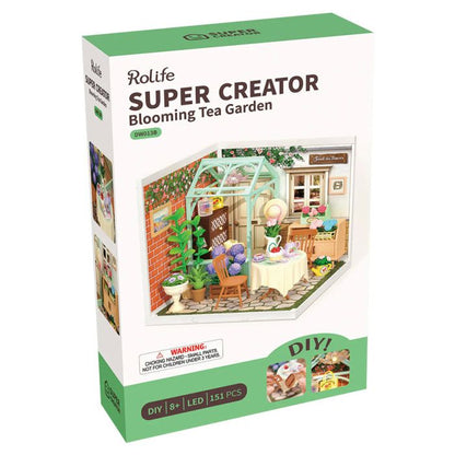 Rolife Blooming Tea Garden DIY Miniature House Kit DW013B