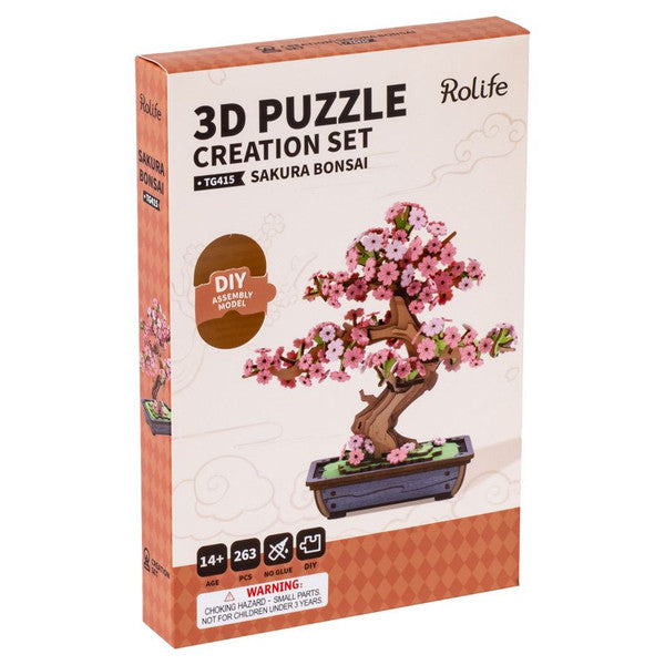 Rolife Sakura Bonsai DIY Miniature Kit TG415