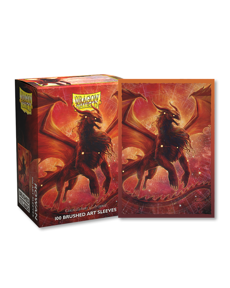 Dragon Shield Art Brushed Rowan Constellation Sleeves (Standard Size)