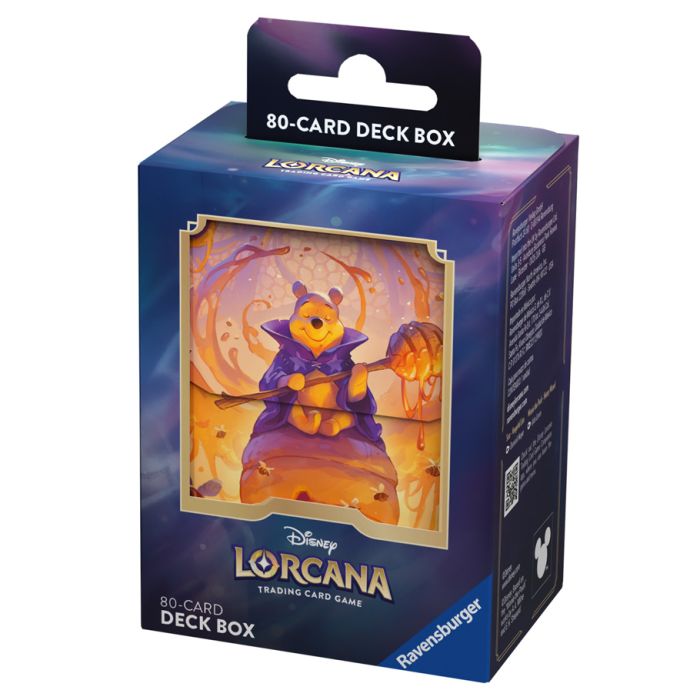 Disney Lorcana Azurite Sea Pooh Hunny Wizard Deck Box