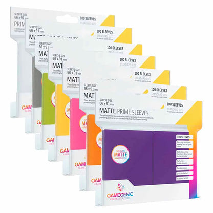 Gamegenic Matte Standard Size Prime Sleeves (100 ct.) (Plastic Packaging)