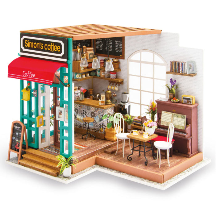 Rolife Simon's Coffee DIY Miniature House Kit DG109