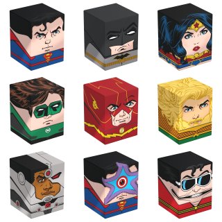 Ultimate Guard Squaroes DC Justice League Superheros 100+ Deck Box - [CLEARANCE]