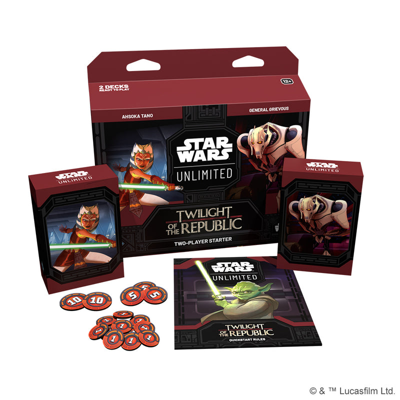 Star Wars Unlimited Twilight of the Republic Two-Player Starter Set