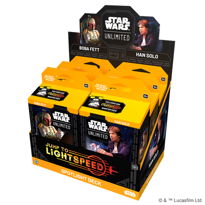 Star Wars Unlimited Jump to Lightspeed Spotlight Deck