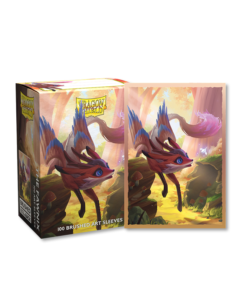 Dragon Shield Art Brushed The Fawnix Sleeves (Standard Size)