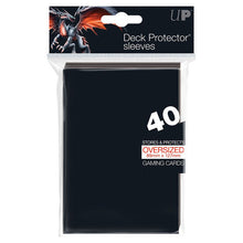 Ultra Pro Top Loading Oversized Sleeves Black (40)