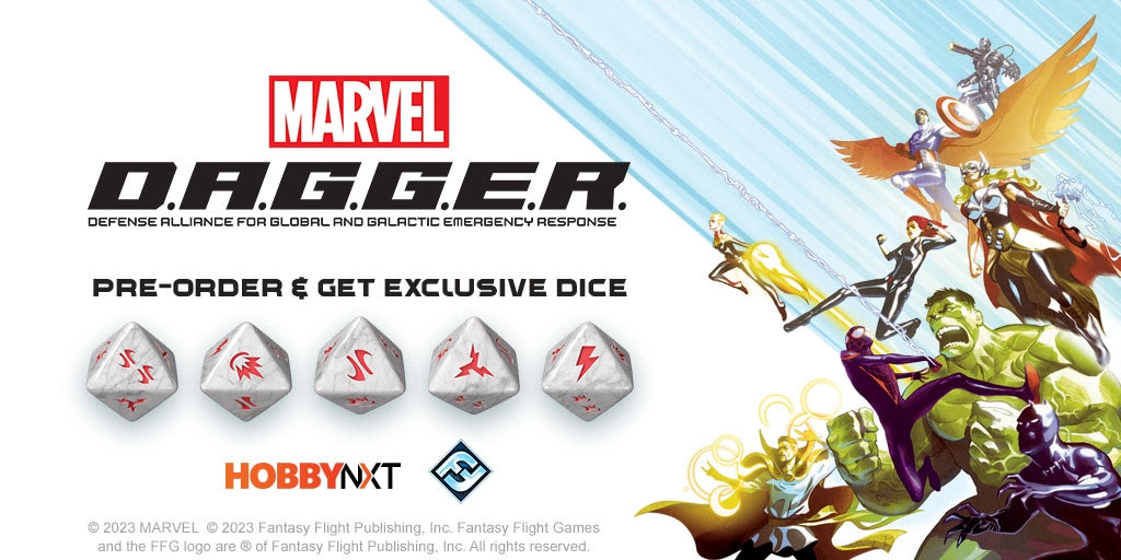Marvel D.A.G.G.E.R. - Hobby Next PREORDER | Mothership Books and Games TX