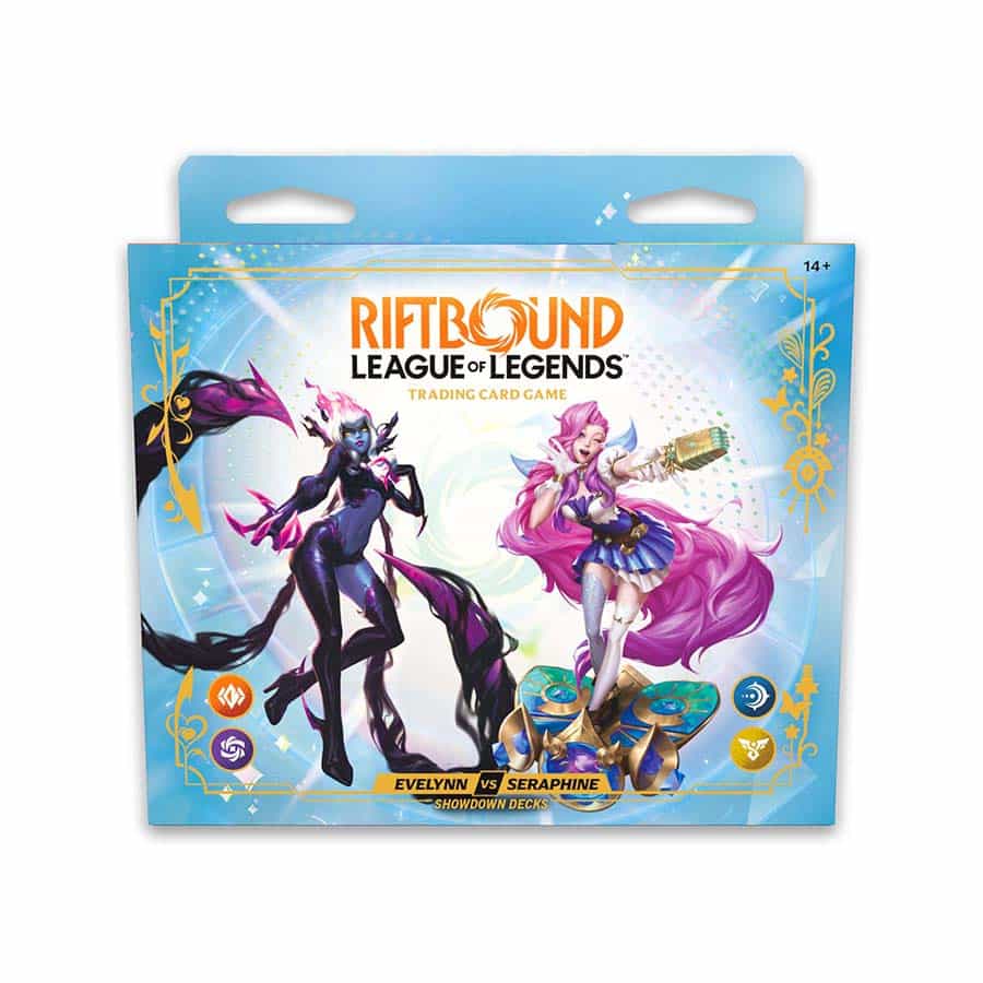 League of Legends Riftbound Radiance Showdown Deck: Evelynn vs Seraphine (PREORDER)