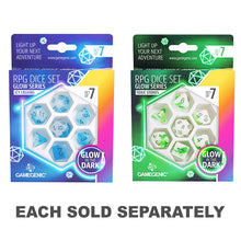 Gamegenic Glow Series Set of 7 RPG Dice