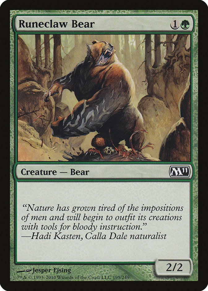 Runeclaw Bear [Magic 2011] | Mothership Books and Games TX