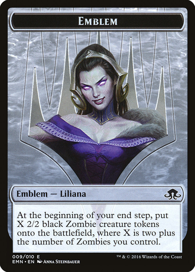 Liliana, the Last Hope Emblem [Eldritch Moon Tokens] | Mothership Books and Games TX