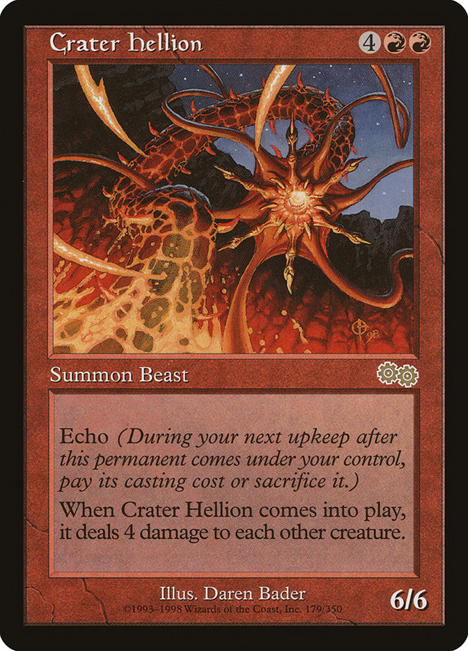 Crater Hellion [Urza's Saga] | Mothership Books and Games TX