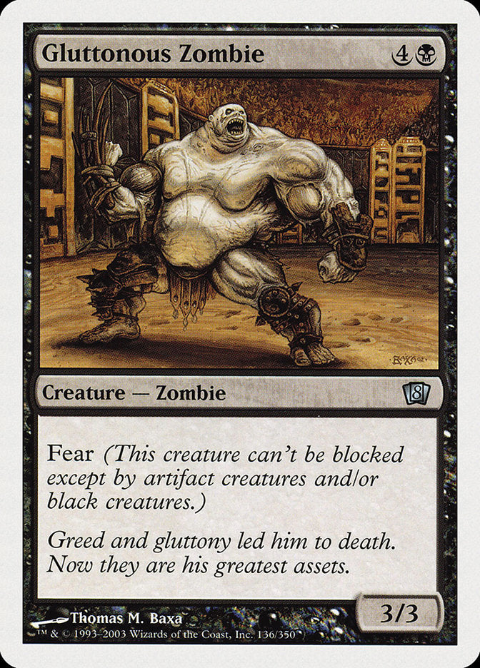 Gluttonous Zombie [Eighth Edition] | Mothership Books and Games TX