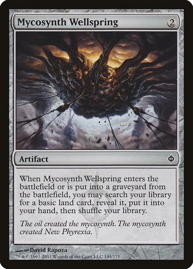 Mycosynth Wellspring [New Phyrexia] | Mothership Books and Games TX