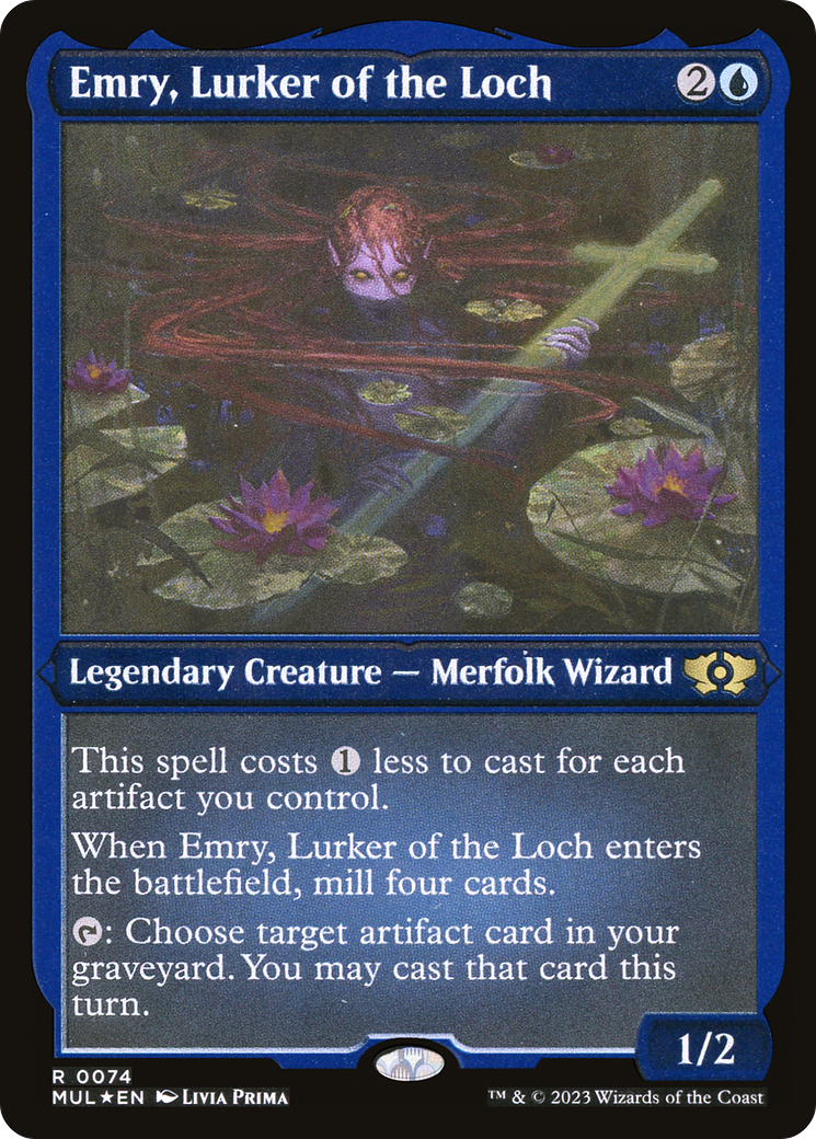 Emry, Lurker of the Loch (Foil Etched) [Multiverse Legends]