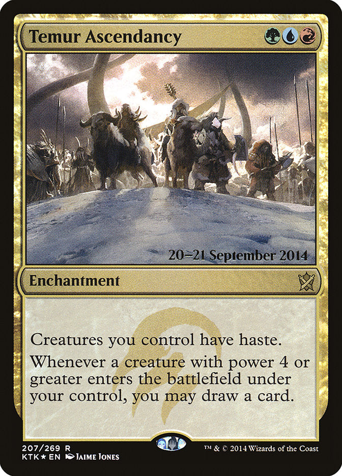 Temur Ascendancy [Khans of Tarkir Prerelease Promos]