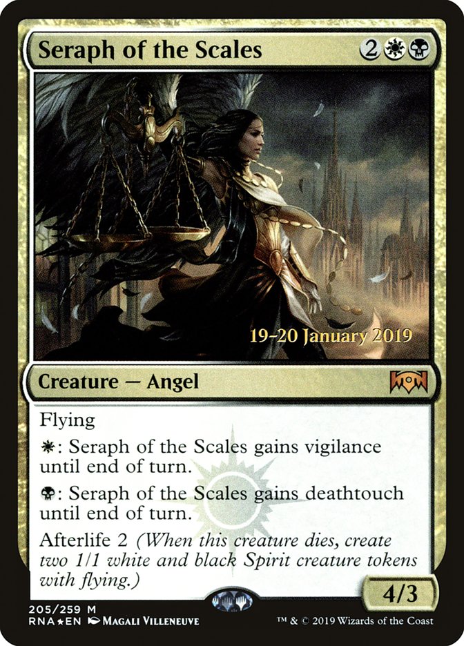 Seraph of the Scales [Ravnica Allegiance Prerelease Promos] | Mothership Books and Games TX