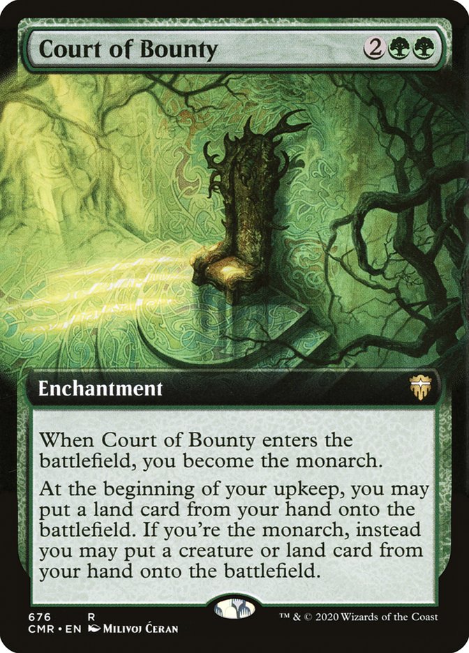 Court of Bounty (Extended Art) [Commander Legends]