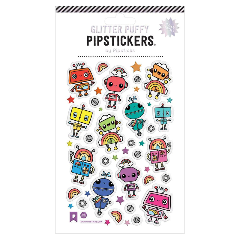 Glitter Puffy Stickers