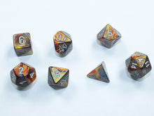 Chessex MINI 7-Die Set - Lustrous - Gold/Silver