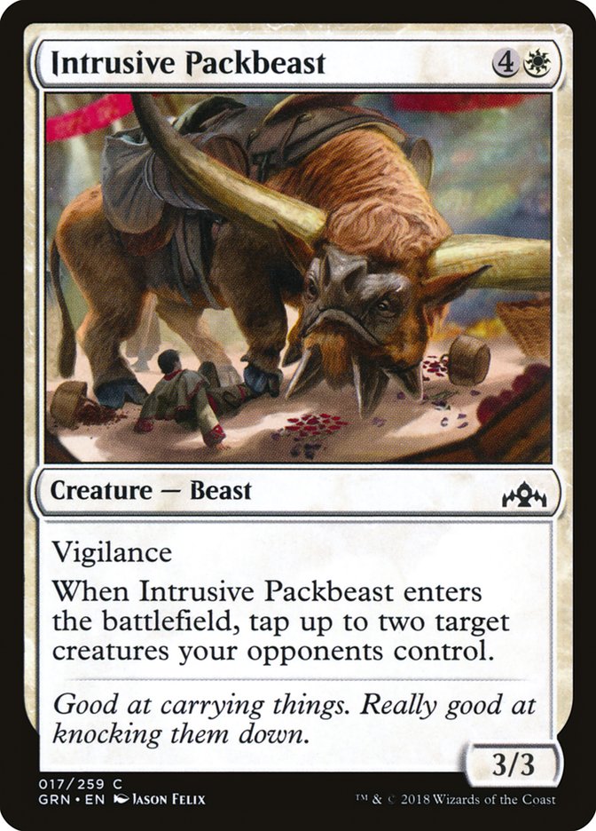 Intrusive Packbeast [Guilds of Ravnica] | Mothership Books and Games TX
