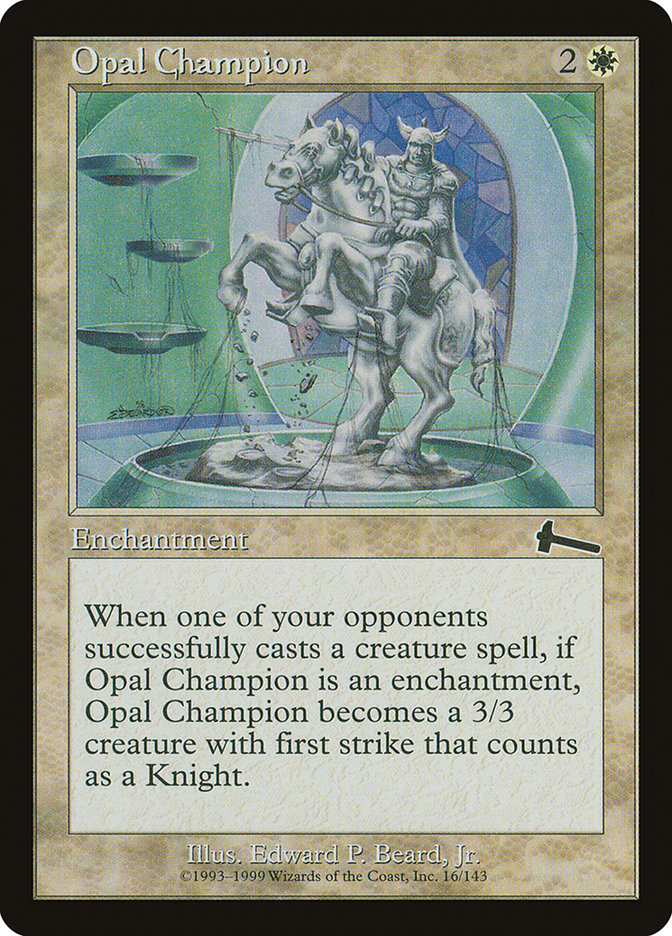 Opal Champion [Urza's Legacy] | Mothership Books and Games TX