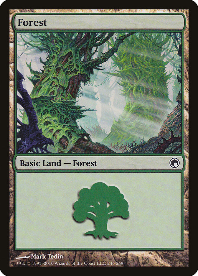 Forest (246) [Scars of Mirrodin] | Mothership Books and Games TX