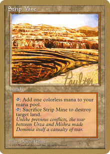 Strip Mine (Preston Poulter) [Pro Tour Collector Set]