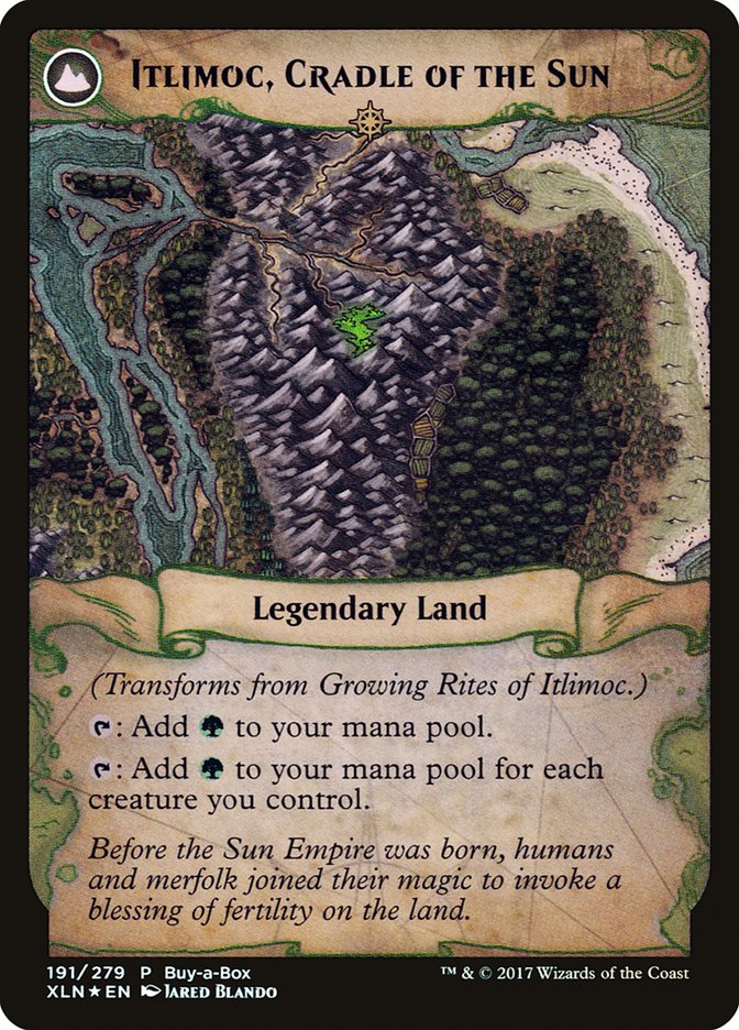 Growing Rites of Itlimoc // Itlimoc, Cradle of the Sun (Buy-A-Box) [Ixalan Treasure Chest] | Mothership Books and Games TX
