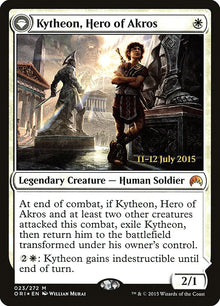 Kytheon, Hero of Akros // Gideon, Battle-Forged [Magic Origins Prerelease Promos]