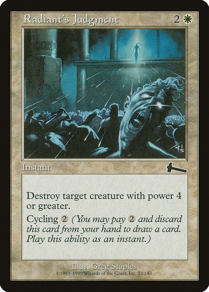 Radiant's Judgment [Urza's Legacy] | Mothership Books and Games TX
